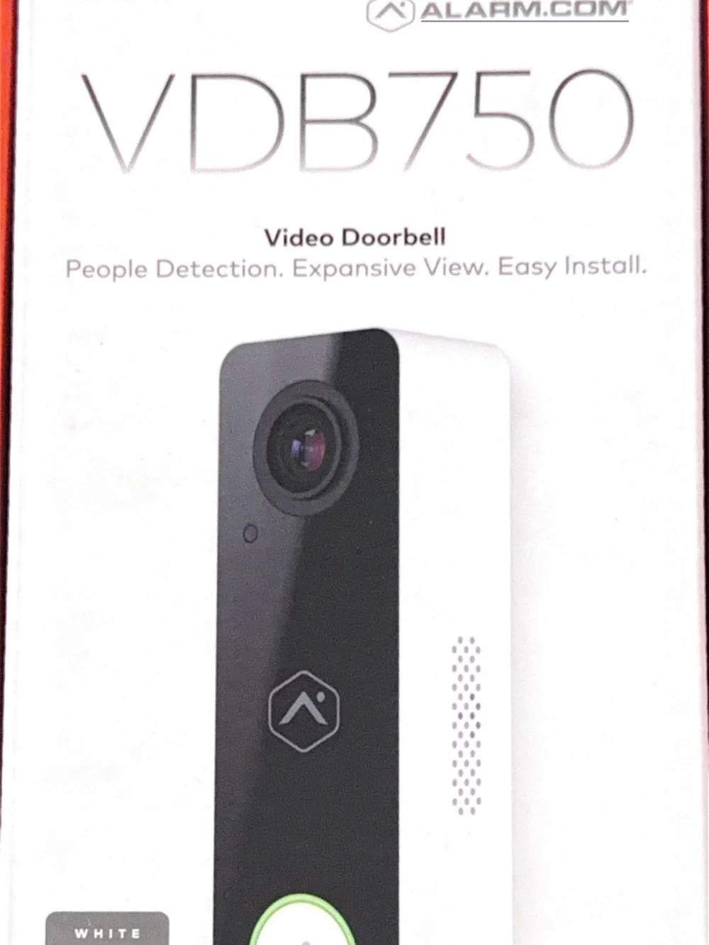 VDB750 Video Doorbell - White/Black